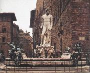 AMMANATI, Bartolomeo Fountain of Neptune   nnn oil on canvas